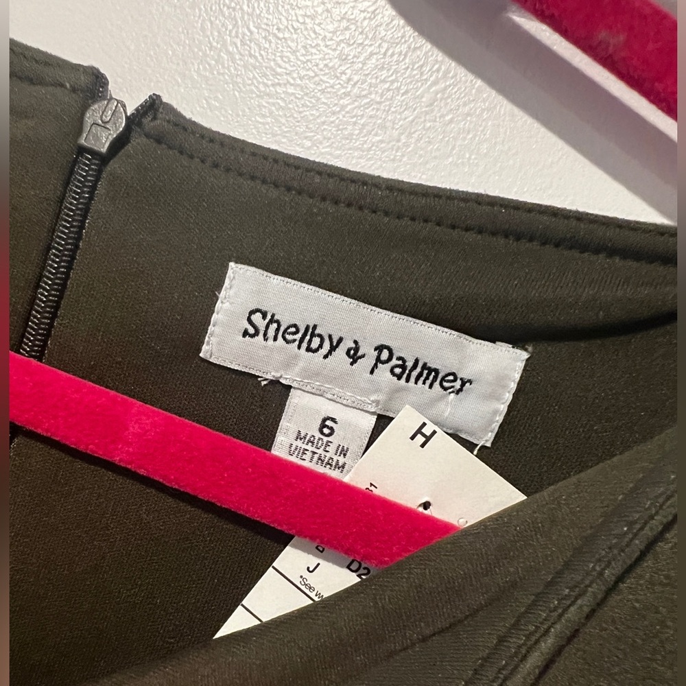 Shelby & Palmer Olive Green Dress - Picture 3 of 4